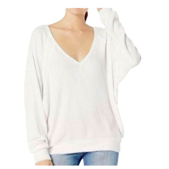 NWT Free People Santa Clara Thermal Top in Alabaster Off Shoulder XS X-Small - Picture 3 of 16